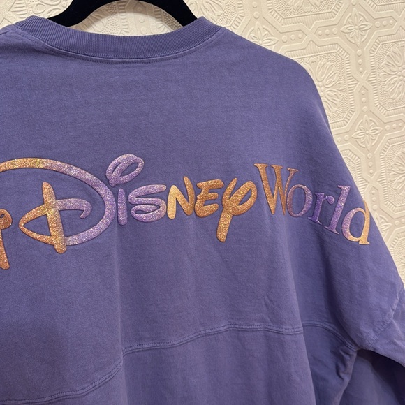 Walt Disney World 50th Spirit Jersey Glitter Lilac Spirit Jersey Size L - Picture 8 of 8